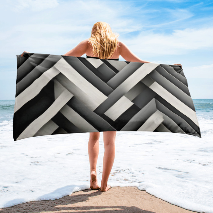 Sublimated Towel, Modern Weave