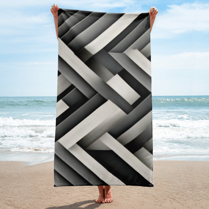 Sublimated Towel, Modern Weave