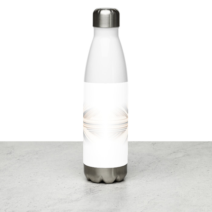 Stainless Steel Water Bottle, Echoed Precision