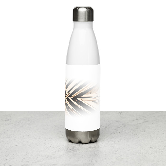 Stainless Steel Water Bottle, Echoed Precision