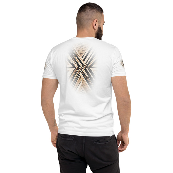 Men's Fitted T-Shirt, Echoed Precision