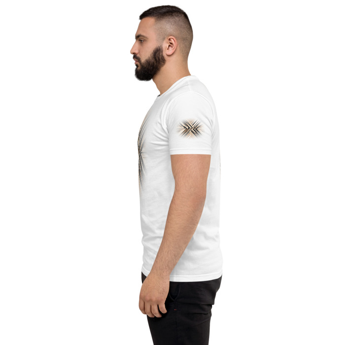 Men's Fitted T-Shirt, Echoed Precision