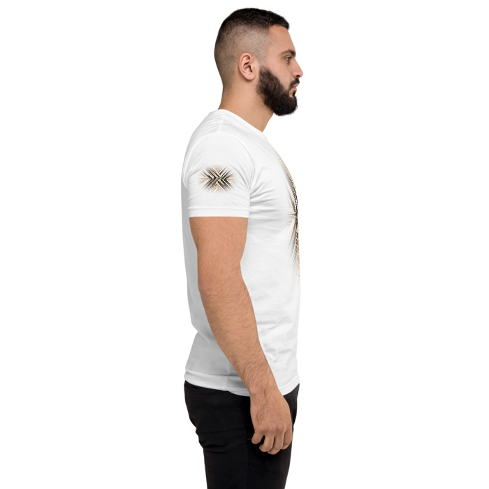 Men's Fitted T-Shirt, Echoed Precision