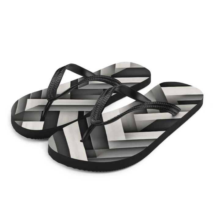 Sublimation Flip Flops, Modern Weave