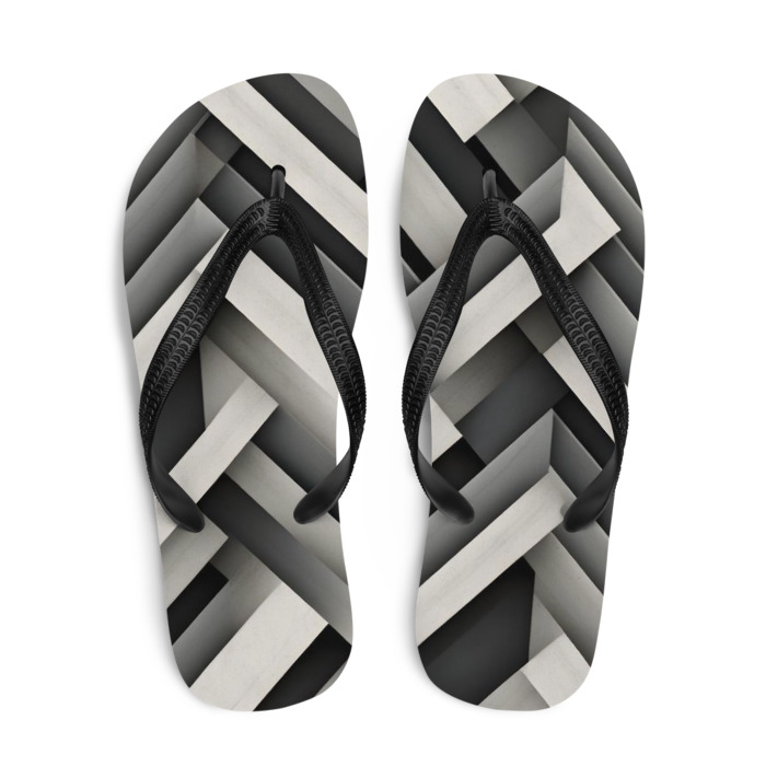 Sublimation Flip Flops, Modern Weave