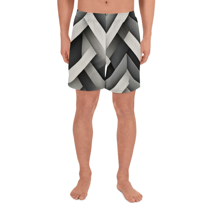 Men's Recycled Athletic Shorts, Modern Weave