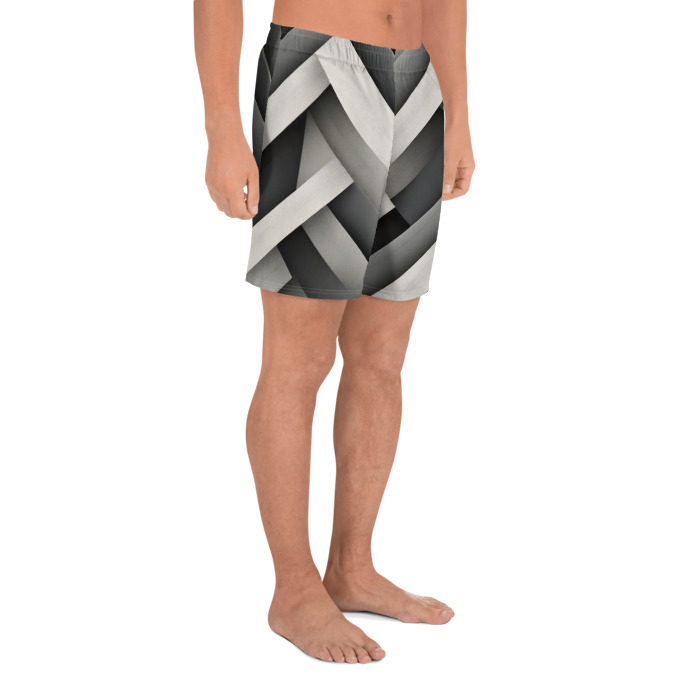 Men's Recycled Athletic Shorts, Modern Weave