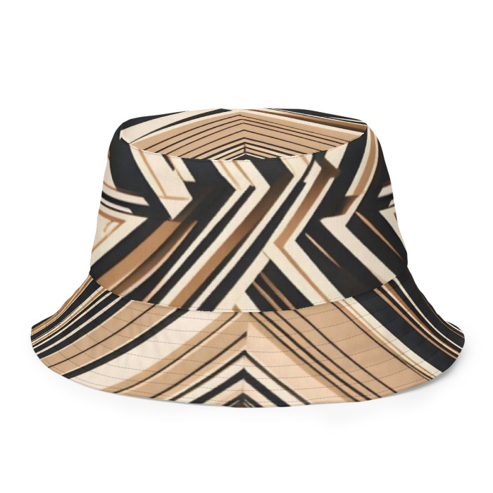 Reversible Bucket Hat, Echoed Precision