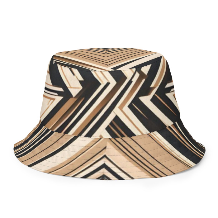 Reversible Bucket Hat, Echoed Precision