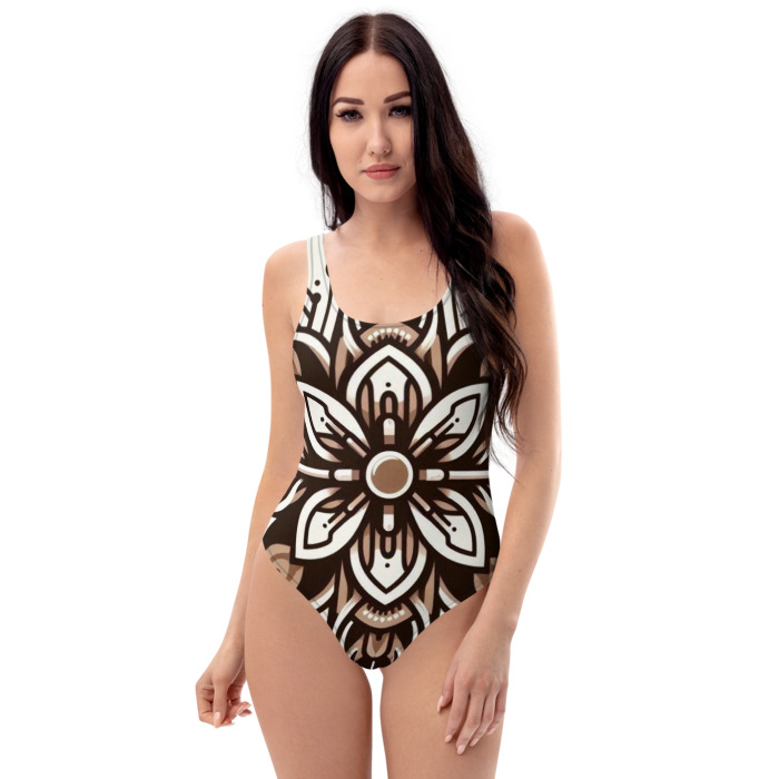 One-Piece Swimsuit, Cyber Petal Harmony