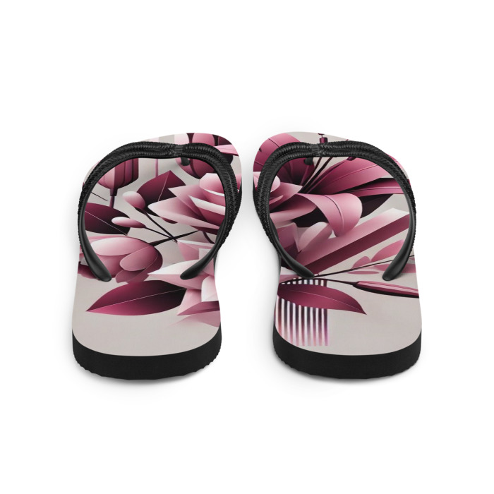 Sublimation Flip Flops, Pink Prism