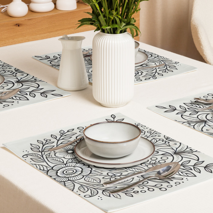 Placemat Set (4), Blossom Symphony