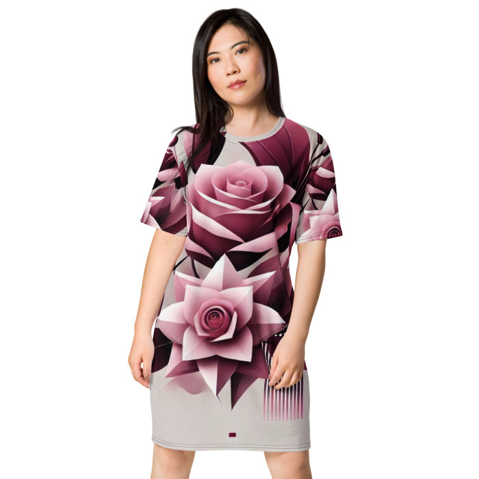 T-Shirt Dress, Pink Prism