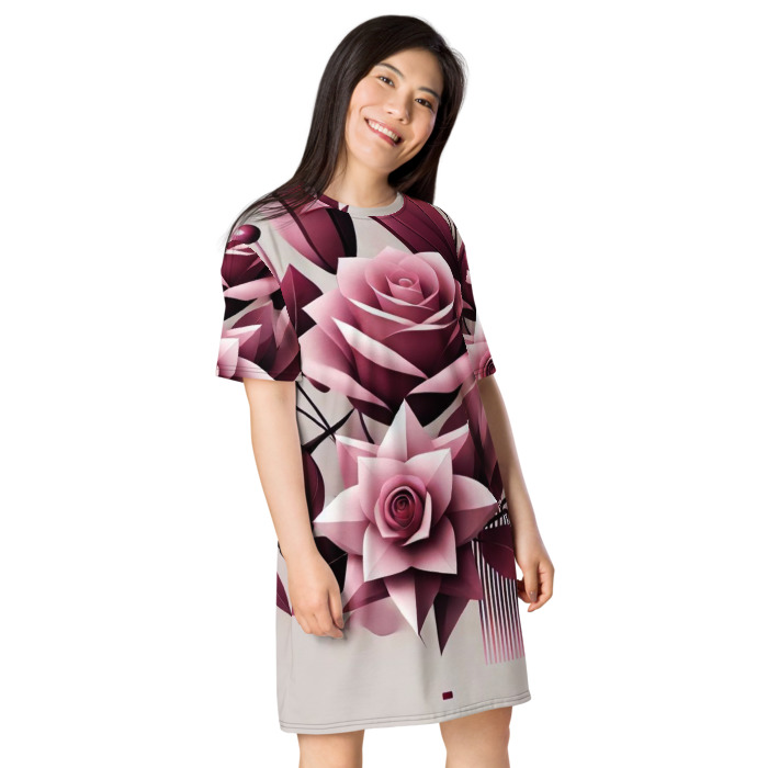 T-Shirt Dress, Pink Prism