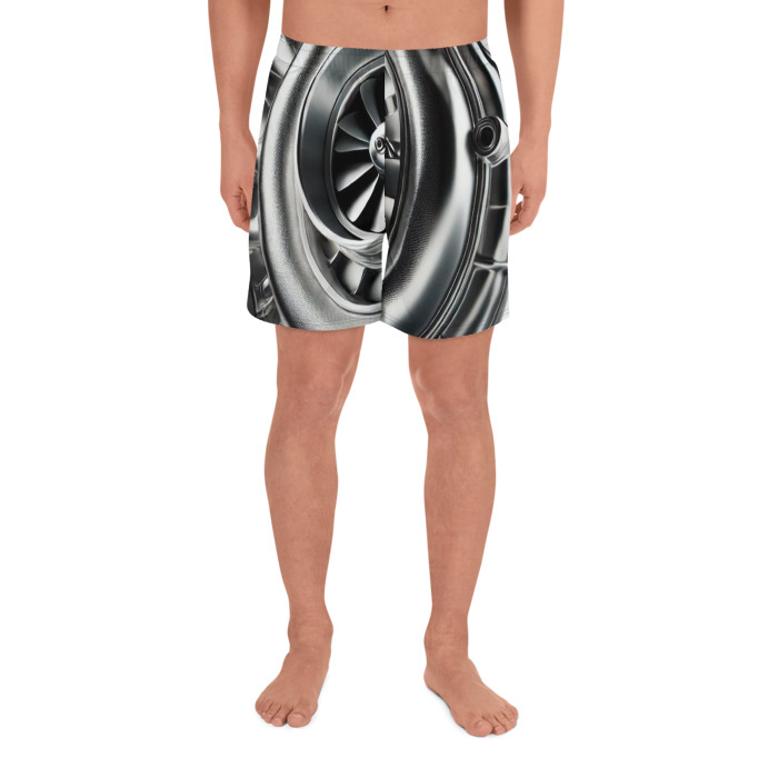 Men's Recycled Athletic Shorts, Turbo Vision