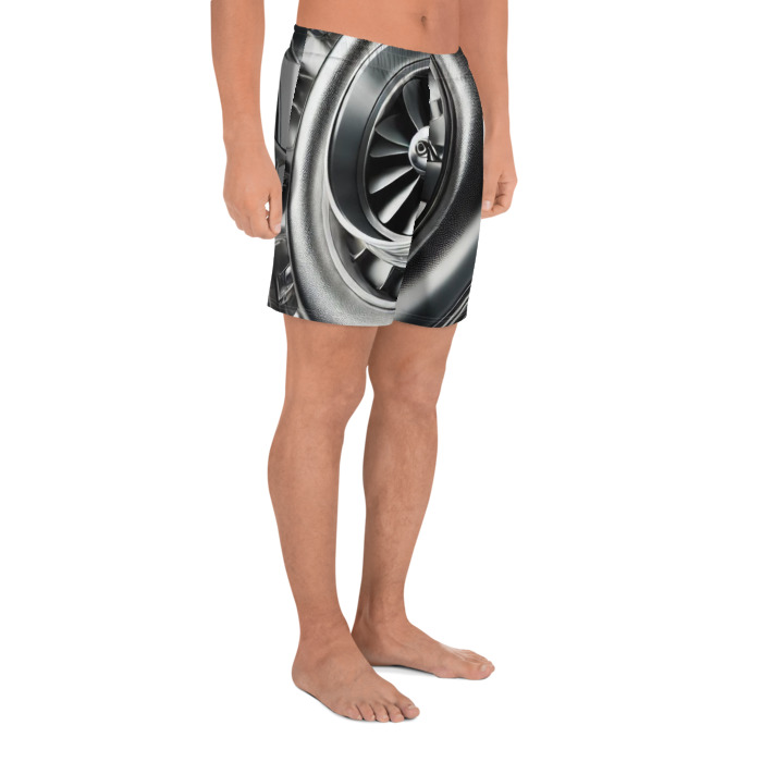 Men's Recycled Athletic Shorts, Turbo Vision