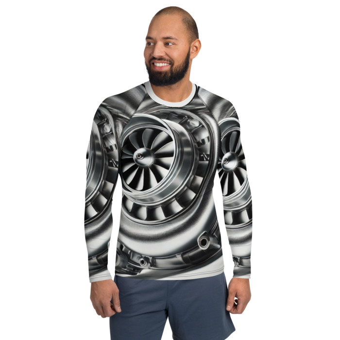 Men's Rash Guard, Turbo Vision