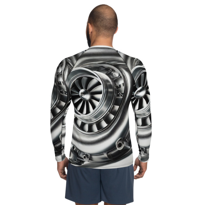 Men's Rash Guard, Turbo Vision