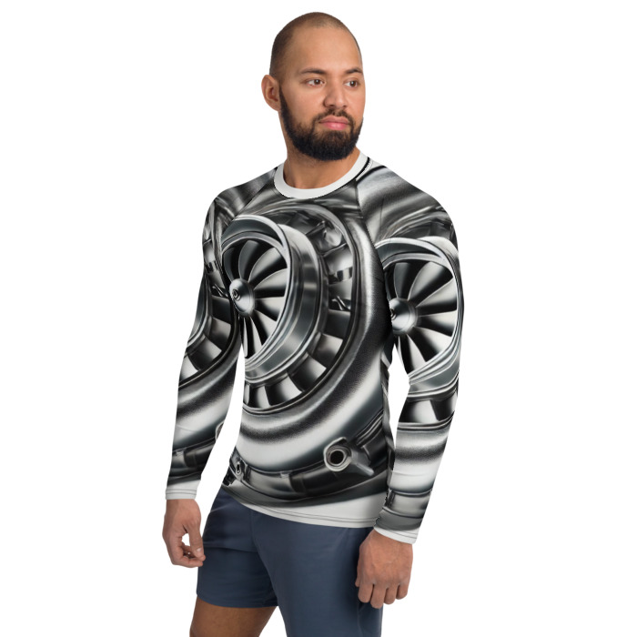 Men's Rash Guard, Turbo Vision