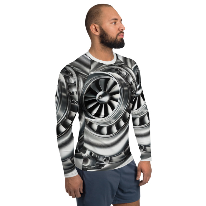 Men's Rash Guard, Turbo Vision