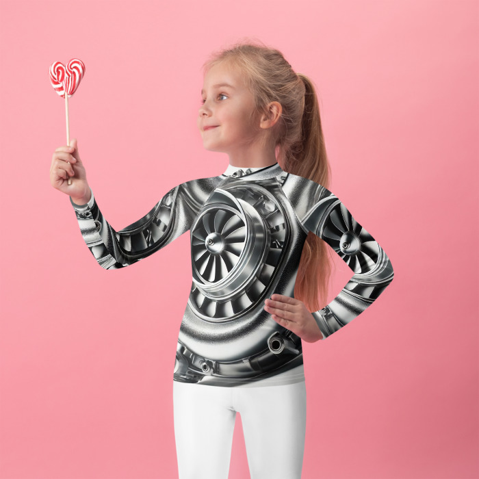 Kids Rash Guard, Turbo Vision