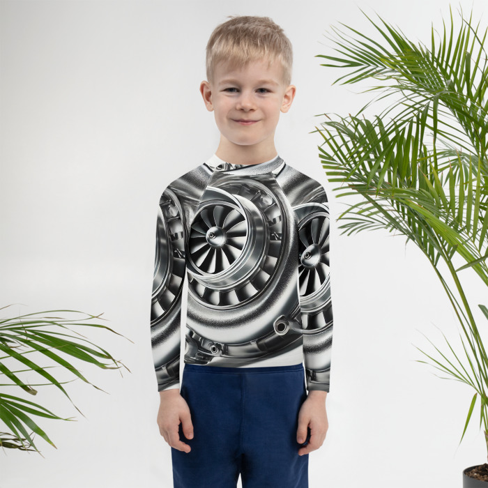 Kids Rash Guard, Turbo Vision