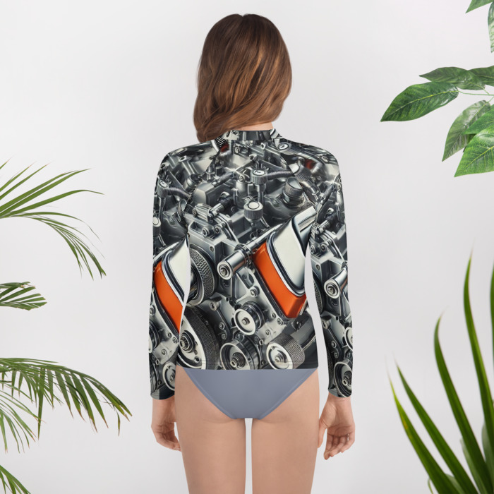 Youth Rash Guard, Vintage Torque