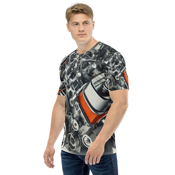 Men's Crew Neck T-Shirt, Vintage Torque